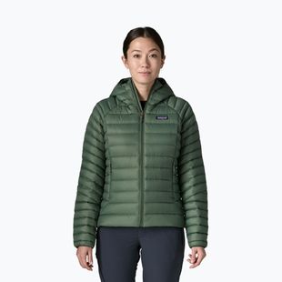 Damen-Daunenjacke Patagonia Down Sweater Hoody canopy green