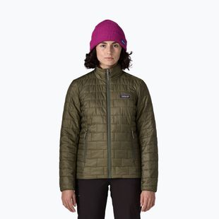 Gefütterte Damenjacke Patagonia Nano Puff basin green