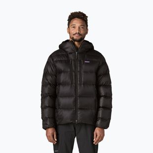 Herren-Daunenjacke Patagonia Fitz Roy Down Hoody black