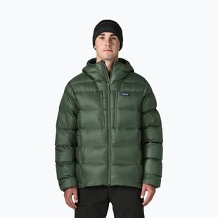 Herren-Daunenjacke Patagonia Fitz Roy Down Hoody canopy green