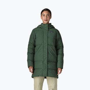 Damen Daunenmantel Patagonia Sisar Down Parka canopy green