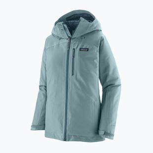 Damen-Skijacke Patagonia Insulated Powder Town blue sage