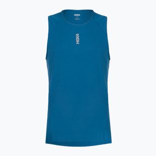 Herren-Laufshirt HOKA EveryRun Tank night glow blue