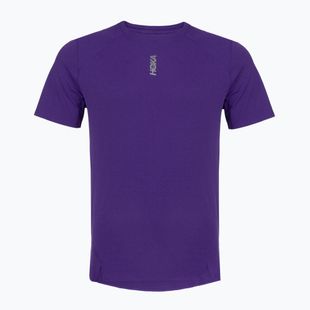 Herren-Laufshirt HOKA EveryRun Short Sleeve cosmic purple