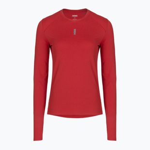 Damen-Laufshirt mit langen Ärmeln HOKA EveryRun Long Sleeve red agate