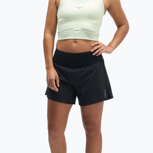 Damen-Laufshorts HOKA Glide Short 5" 2in1 black