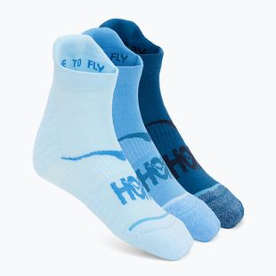 Socken HOKA No-Show Run Sock 3-pack hazy blue/soft cobalt