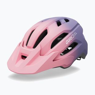 Kinder-Fahrradhelm Giro Fixture II MIPS matte light pink/purple fade