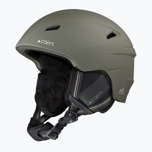 Skihelm Cairn Electron mat khaki