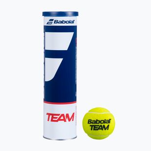 Tennis Bälle Babolat Team 4 Stk. yellow