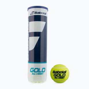 BABOLAT Gold All Court Tennisbälle 4 Stück gelb 502085