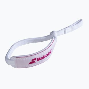 Handgelenkband Babolat Wrist Strap Padel white/ pink