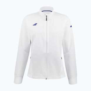 Sweatshrit Hoodie Tennis Damen Babolat Play white/white
