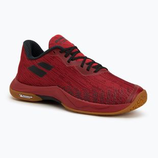 Badmintonschuhe Herren Babolat Shadow Spirit 2 black/ poppy red