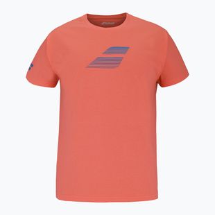 Shirt Herren Babolat Exercise Big Flag hot coral