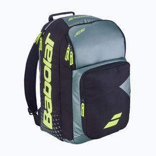 Tennisrucksack Babolat Pure Aero 40 l metallic grey/black/fluo yellow
