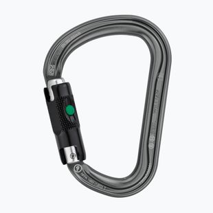 Kletterkarabiner Petzl William Ball-Lock graphitfarben