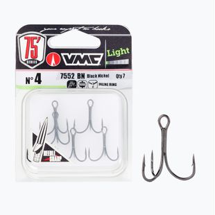 Angeln Anker VMC Light Inline Treble Triple 7552BN schwarz AVM350134