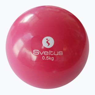 Medizinball Sveltus Weighted 0,5 kg red