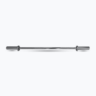 Gerade olympische Langhantelstange Sveltus Training Bar + 2 Hantelklemmen chrome