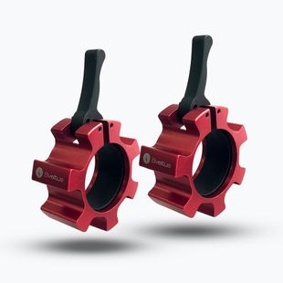 Langhantel-Klemmen Sveltus Aluminium Stop Disc 2 Stück red