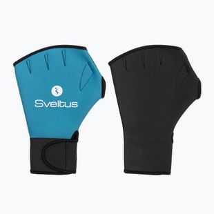 Sveltus Aquafitness-Handschuhe 1840 aqua schwarz/blau