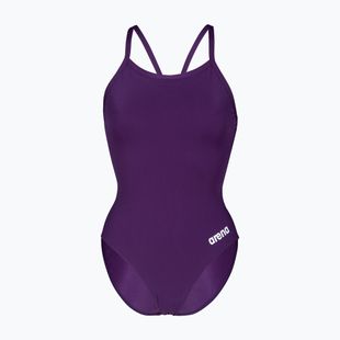 Damen-Einteiler Badeanzug Arena Team Light Drop Solid plum/white