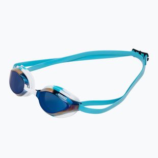 Schwimmbrille arena Python Mirror blue mirror/white/sky