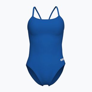 Einteiliger Badeanzug arena Lace Back Solid royal/weiß