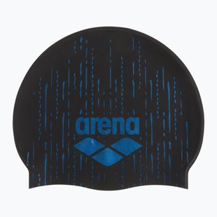 Arena Shine schwarz/blaue Badekappe