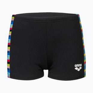 Kinder arena Racing Stripe Swim Shorts schwarz/schwarz multi