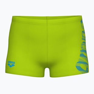 Arena Graphic Swim Short artic lime Kinder Schwimmunterhose
