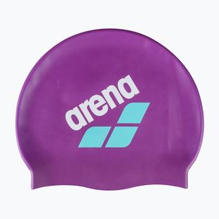 Badekappe arena Big Logo very fuchsia/white/water