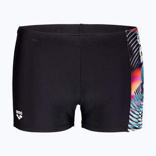 Badeshorts Arena Lit Logo Swim Short black/multi
