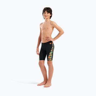 Kinder-Schwimmjammers arena Print Swim black/orange multi