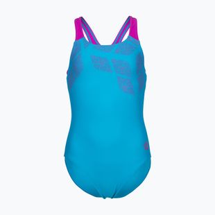 Kinder Badeanzug arena Kikko Swim Pro Back turquoise/very fuchsia
