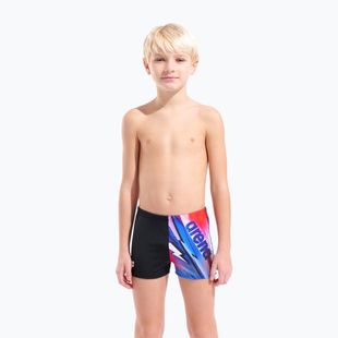Jungen-Badeboxer arena Loud Swim Short black/multi