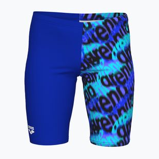 Kinder-Jammer arena Crowded Swim Jammer neon blue/neon blue multi