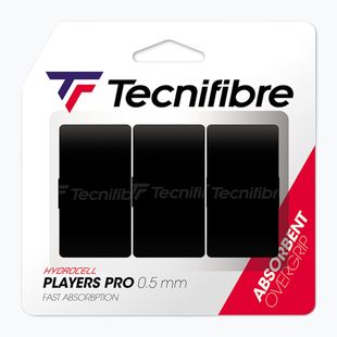 Griffbänder für Tennisschläger Tecnifibre Pro Players 3 Stk. black