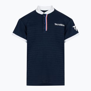 Kinder-Tennisshirt Tecnifibre Polo blau 22F3PO F3