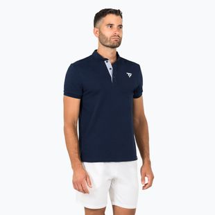 Herren-T-Shirt Tecnifibre Polo Pique marine