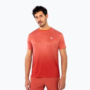 Herren-Tennisshirt Tecnifibre Team X-Loop terracotta
