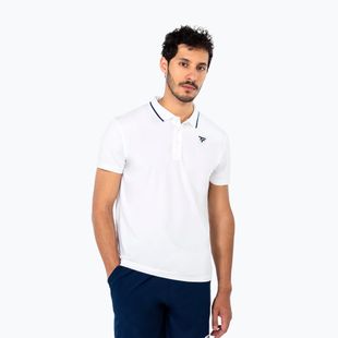 Herren Tennis-Poloshirt Tecnifibre Team Tech Polo white