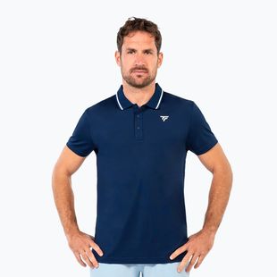 Herren Tennis-Poloshirt Tecnifibre Team Tech Polo navy blue