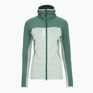 Women's Millet Fusion Grid Hoodie Algen/Flasche Sweatshirt
