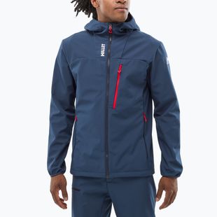 Softshell-Jacke für Herren Millet Seneca Shield Hoodie saphir