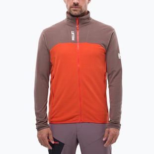 Fleecejacke für Herren Millet Ubic Lightgrid pepper/paprika