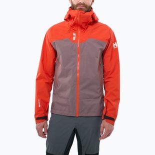 Herren-Regenjacke Millet Kamet Gore-Tex Jacket paprika/pepper