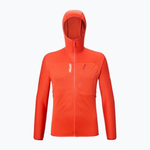 Herren-Trekkingsweatshirt Millet Lokka Hoodie III paprika
