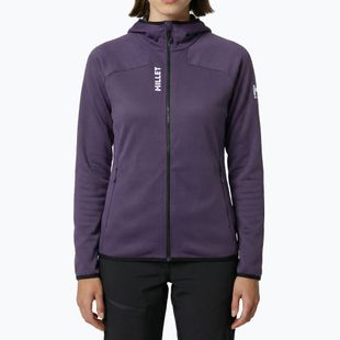 Damen-Trekkingsweatshirt Millet Lokka Hoodie III purple velvet